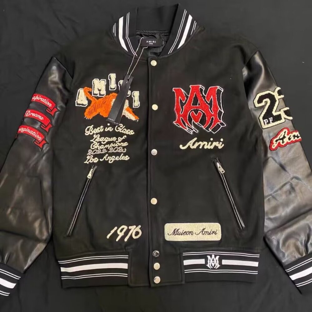 Men's Black and Navy Jacket